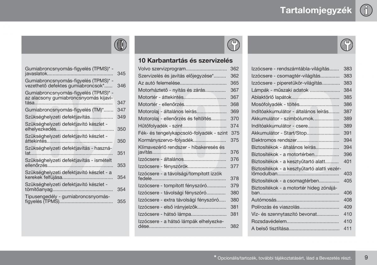 Volvo S60 II 2 Kezelesi utmutato / page 11