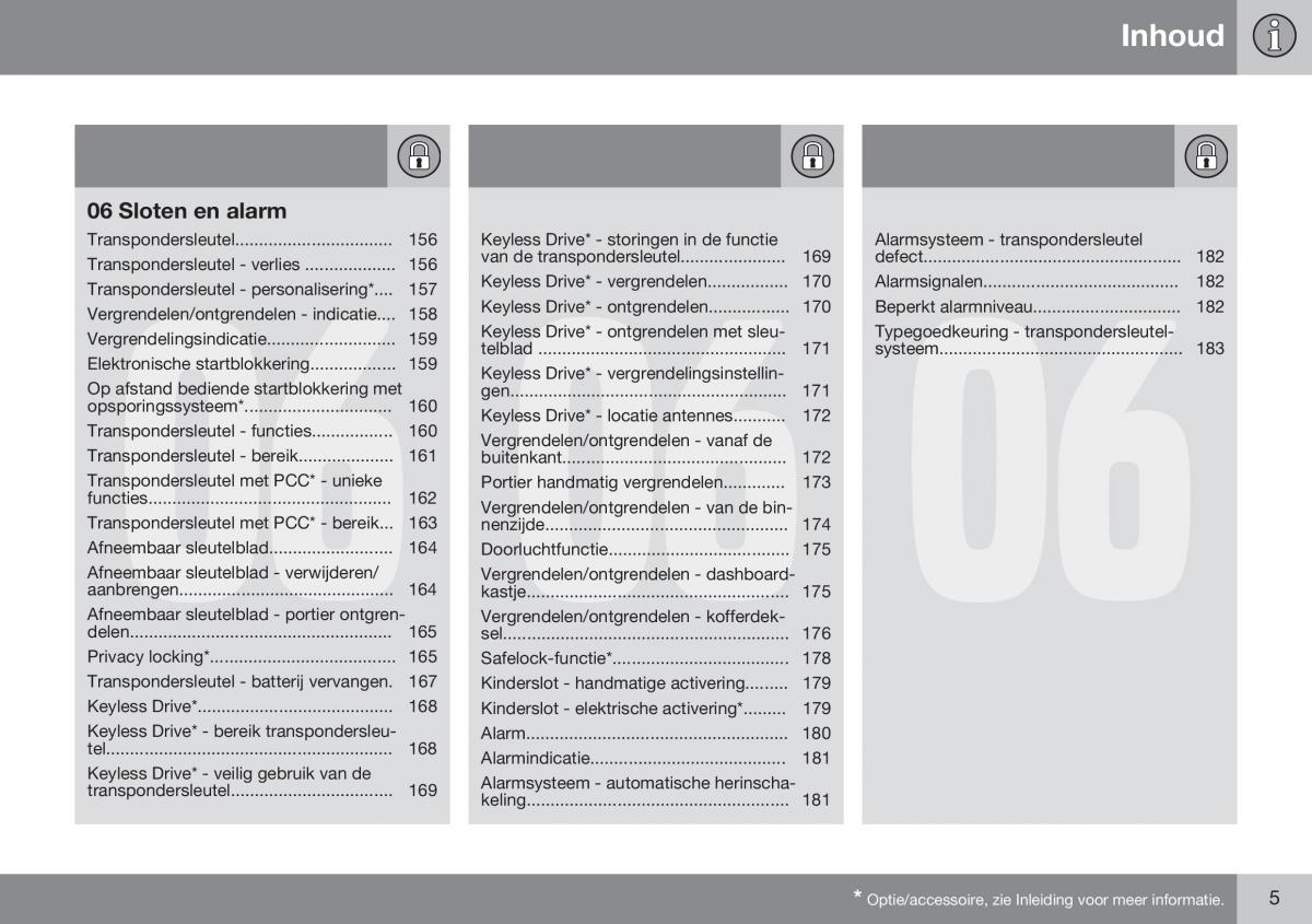 Volvo S60 II 2 handleiding / page 7