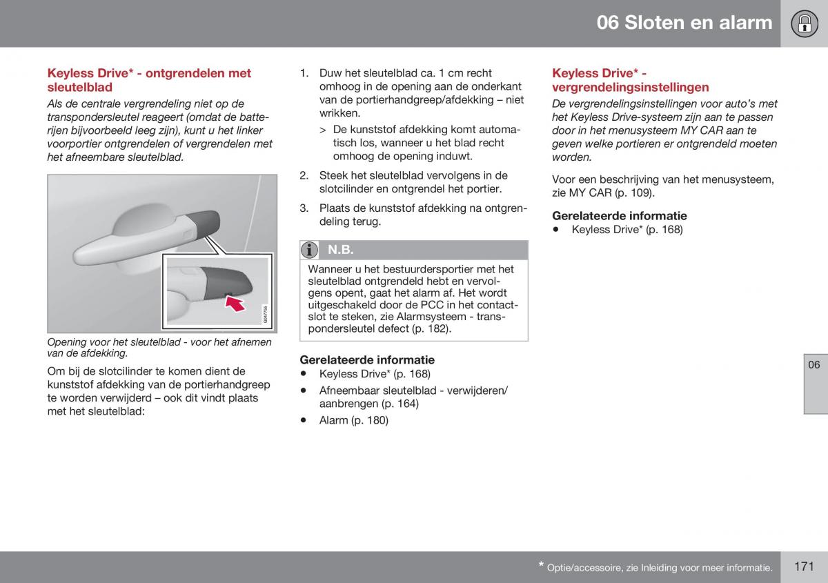 Volvo S60 II 2 handleiding / page 173