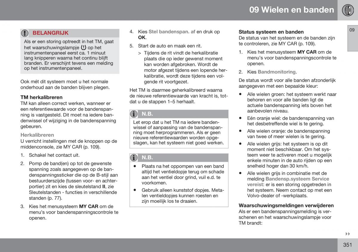 Volvo S60 II 2 handleiding / page 353