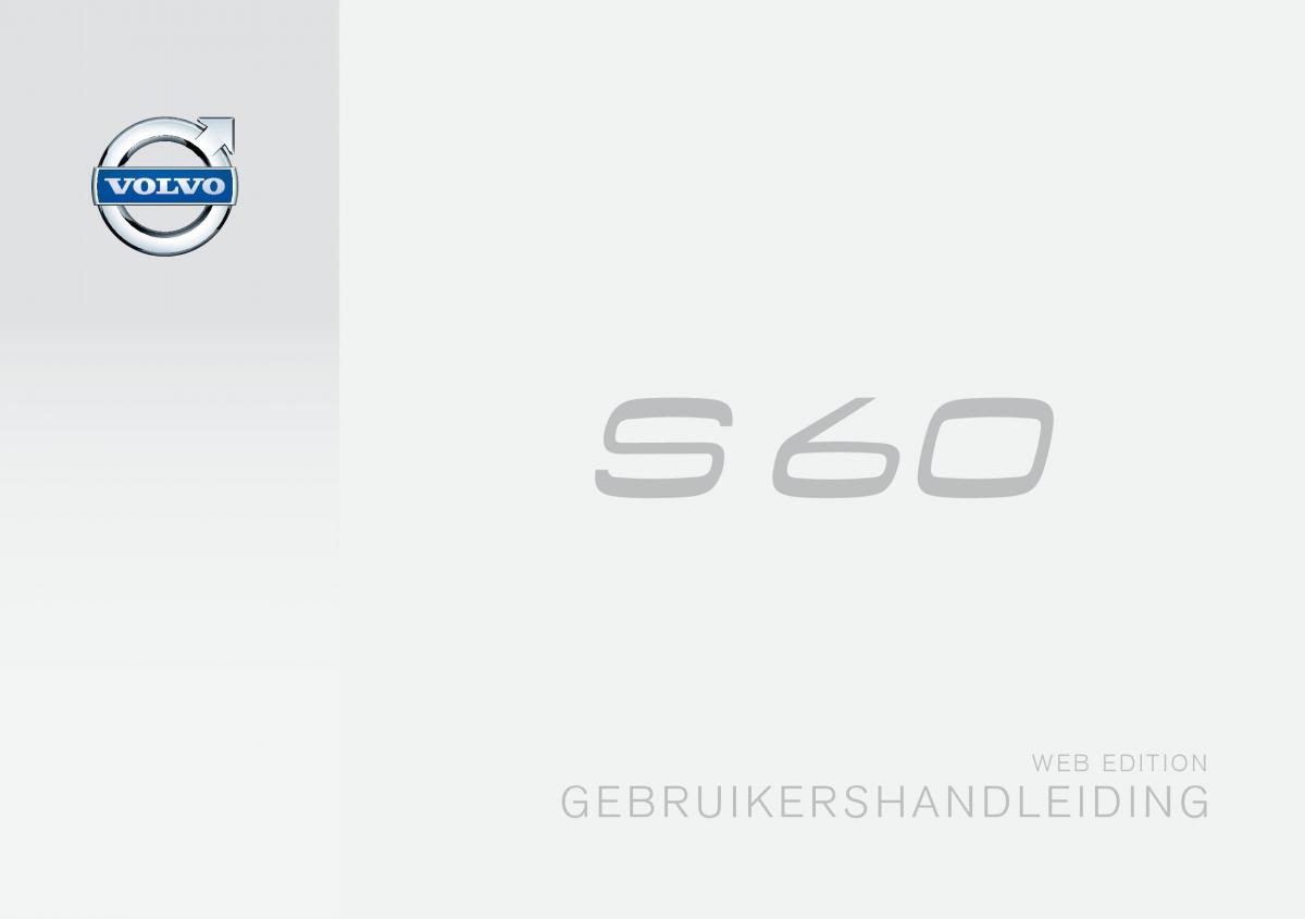 Volvo S60 II 2 handleiding / page 1
