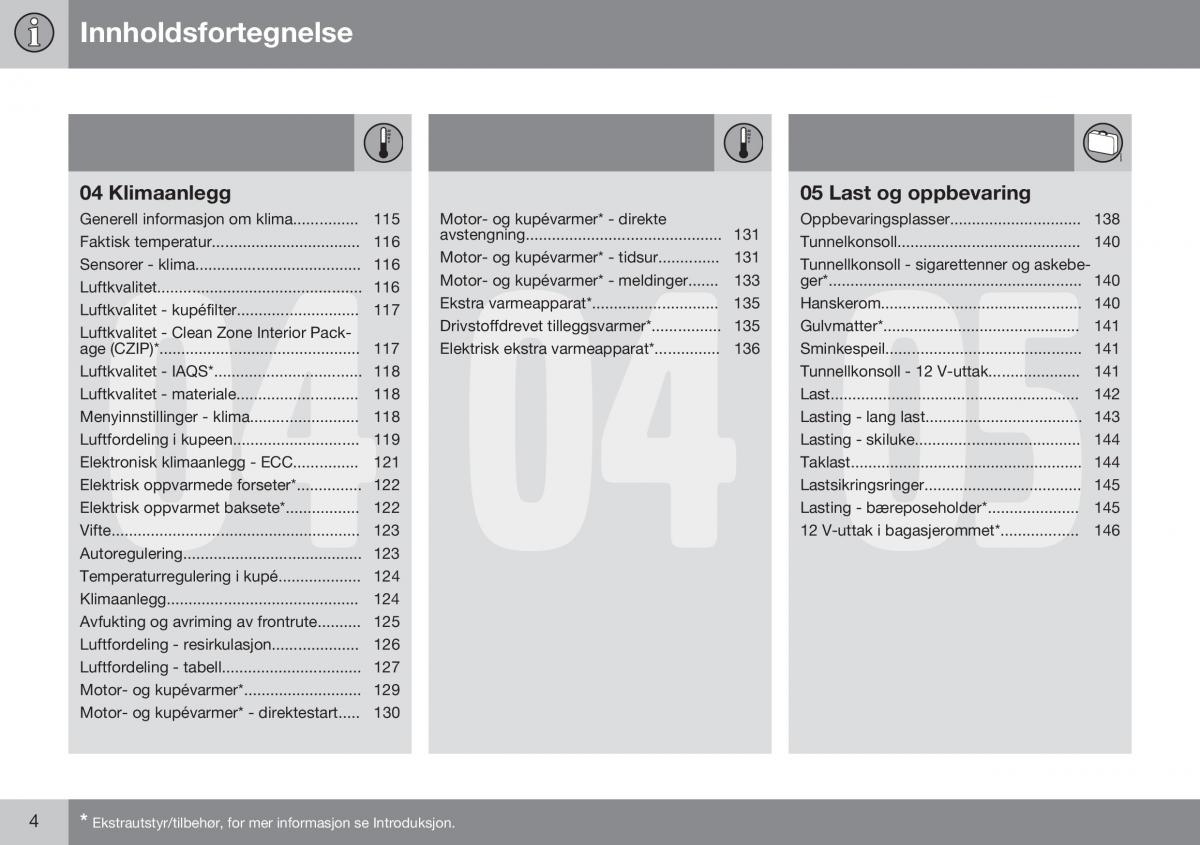 Volvo S60 II 2 bruksanvisningen / page 6