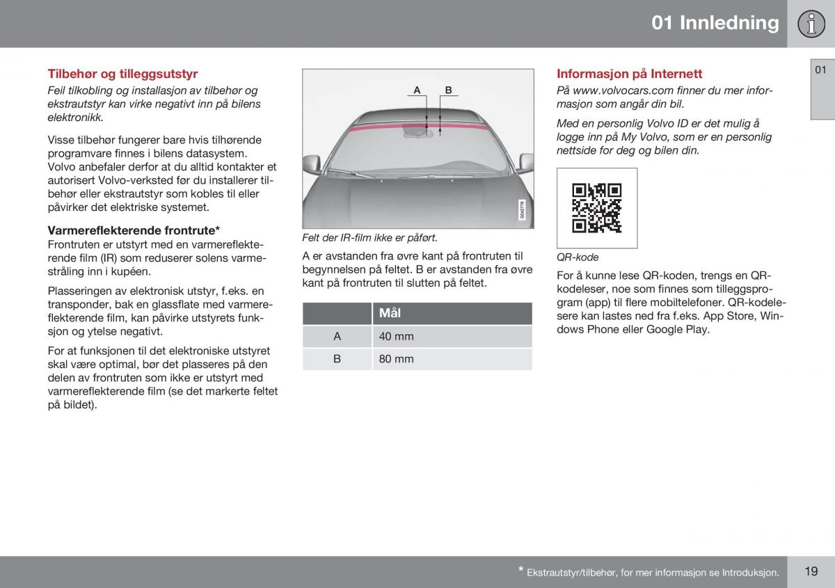 Volvo S60 II 2 bruksanvisningen / page 21