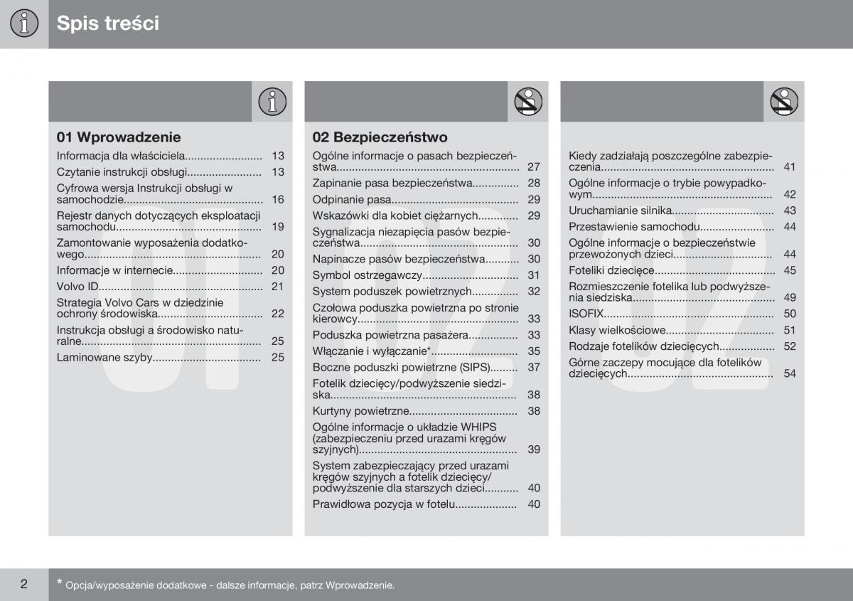 Volvo S60 II 2 instrukcja obslugi / page 4