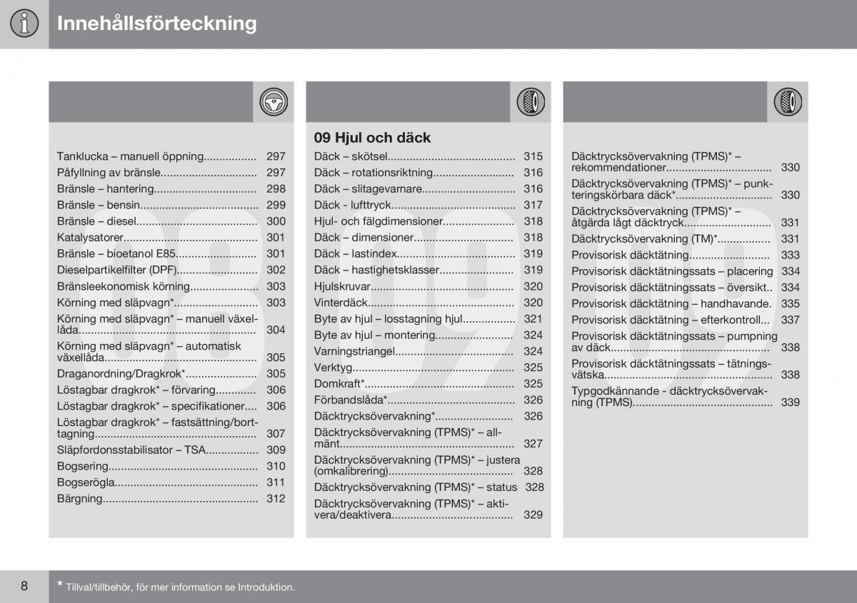 Volvo S60 II 2 instruktionsbok / page 10