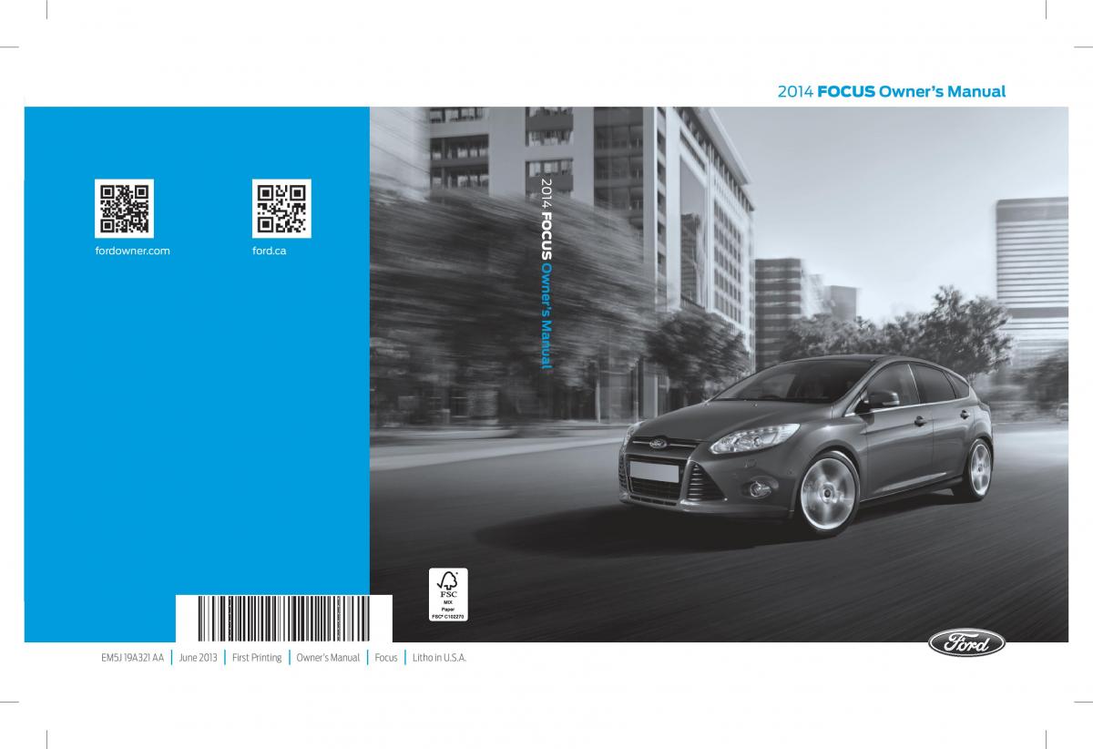 Ford Focus III 3 owners manual / page 1