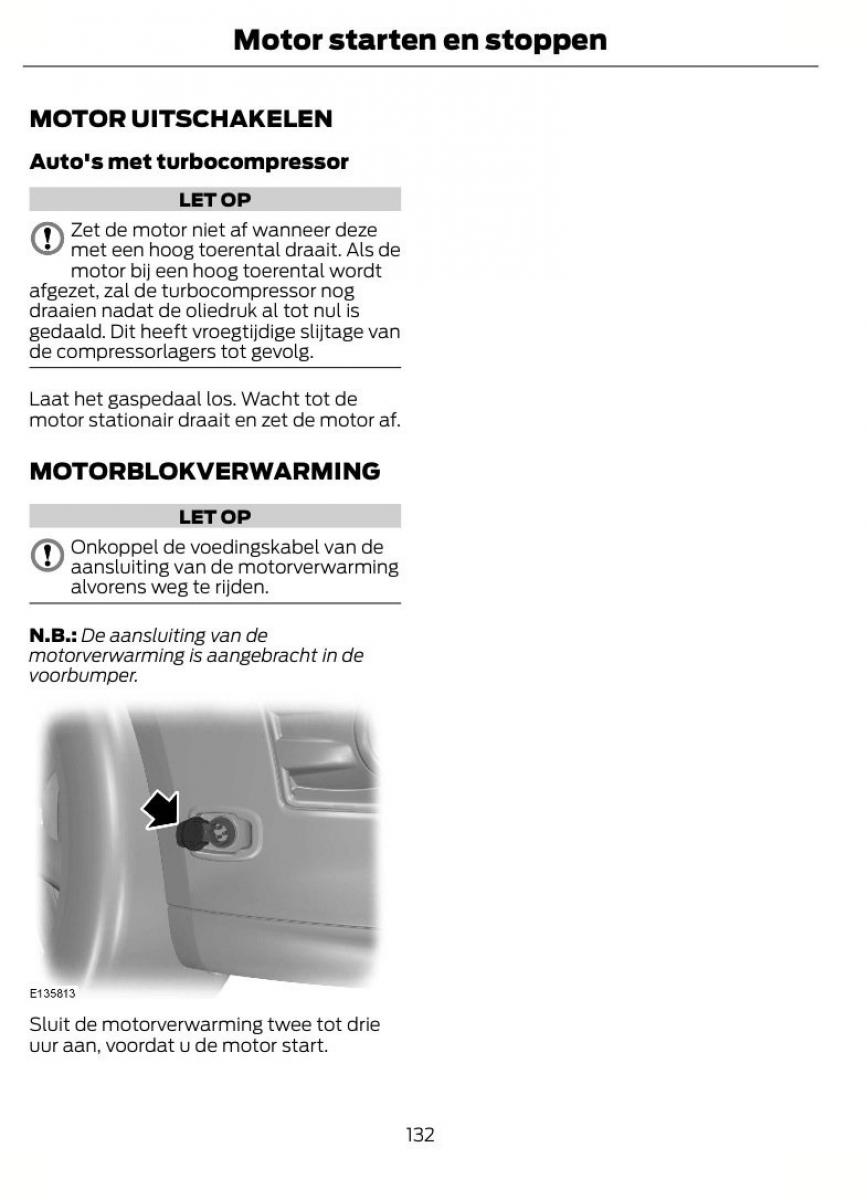Ford Focus III 3 handleiding / page 135
