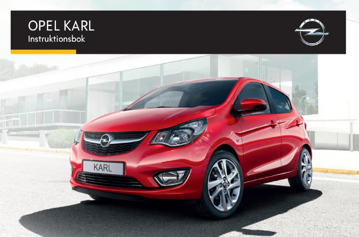 Opel Karl instruktionsbok / page 1