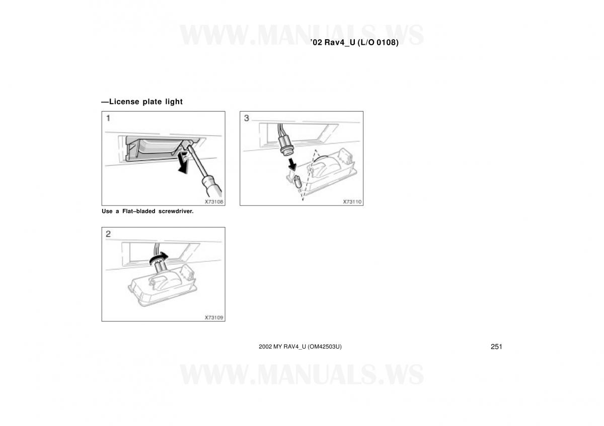 Toyota RAV4 II 2 owners manual / page 251
