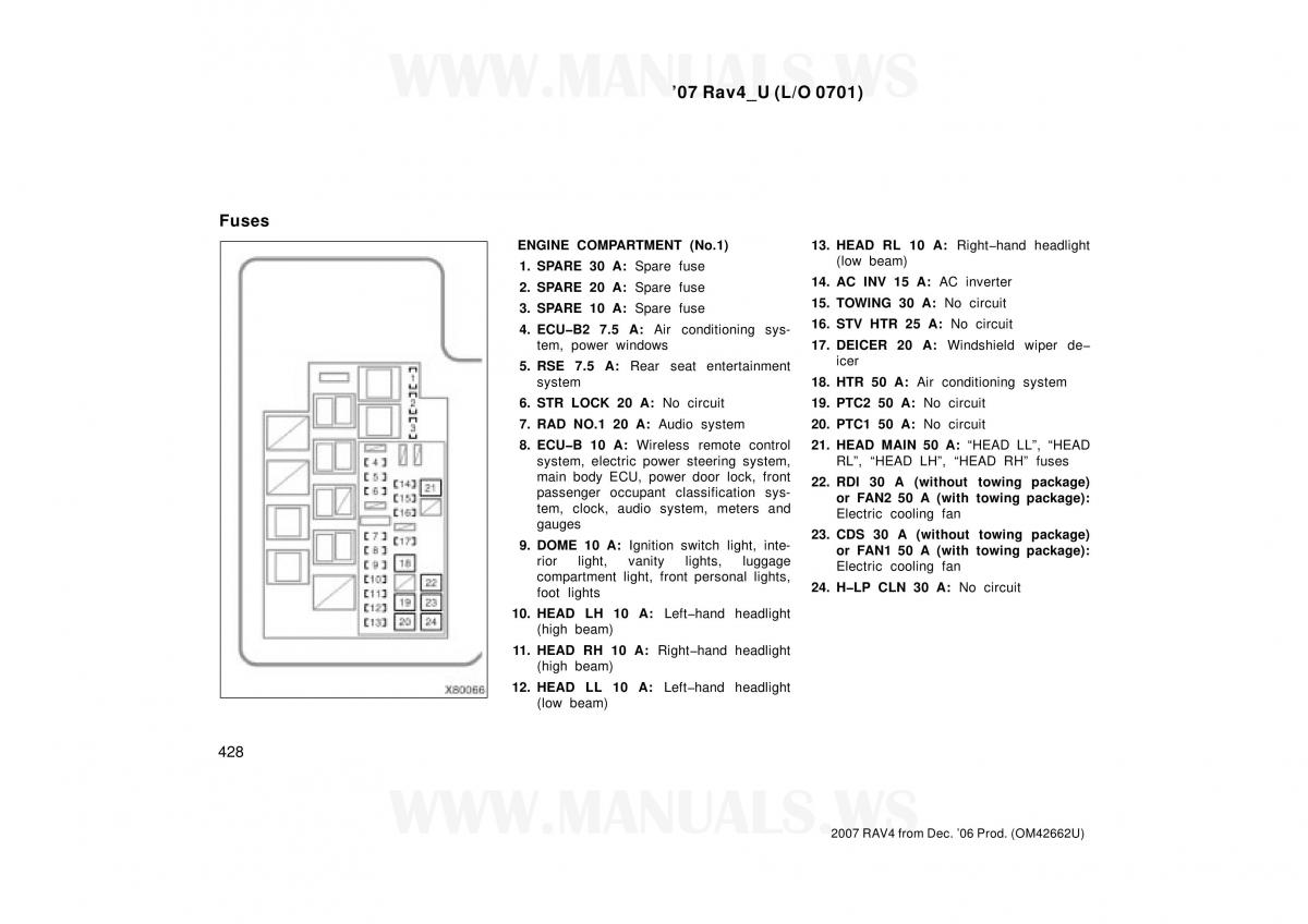 Toyota RAV4 III 3 owners manual / page 442