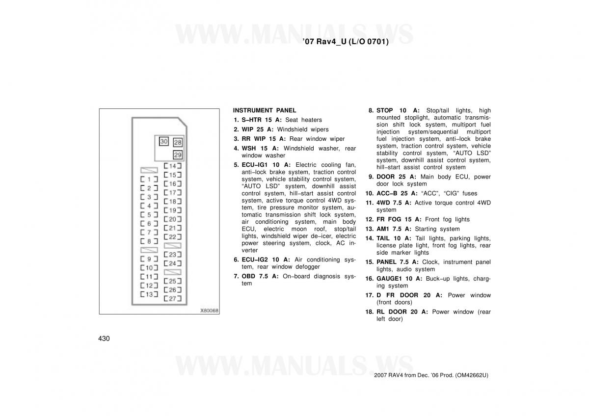 Toyota RAV4 III 3 owners manual / page 444