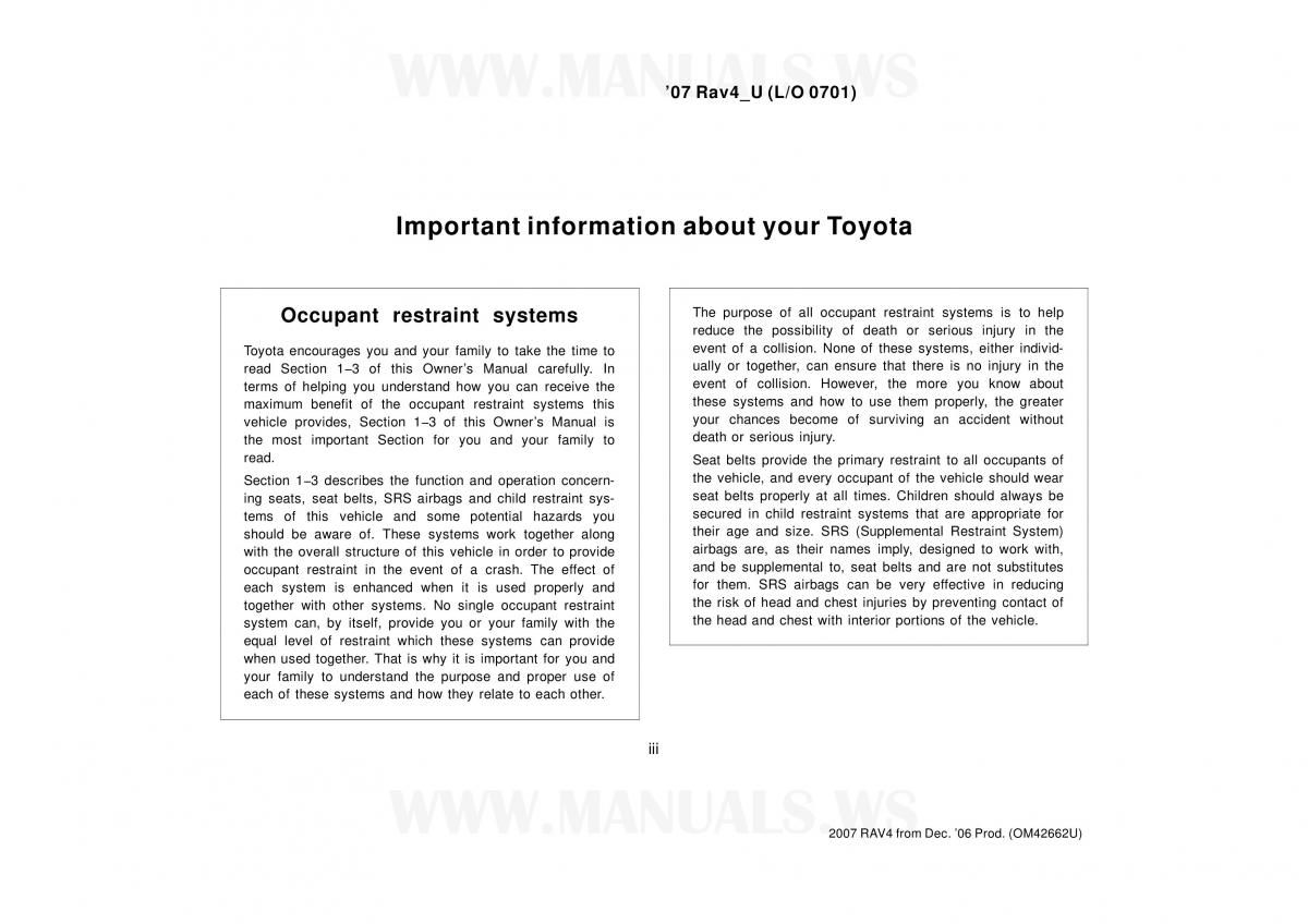 Toyota RAV4 III 3 owners manual / page 447