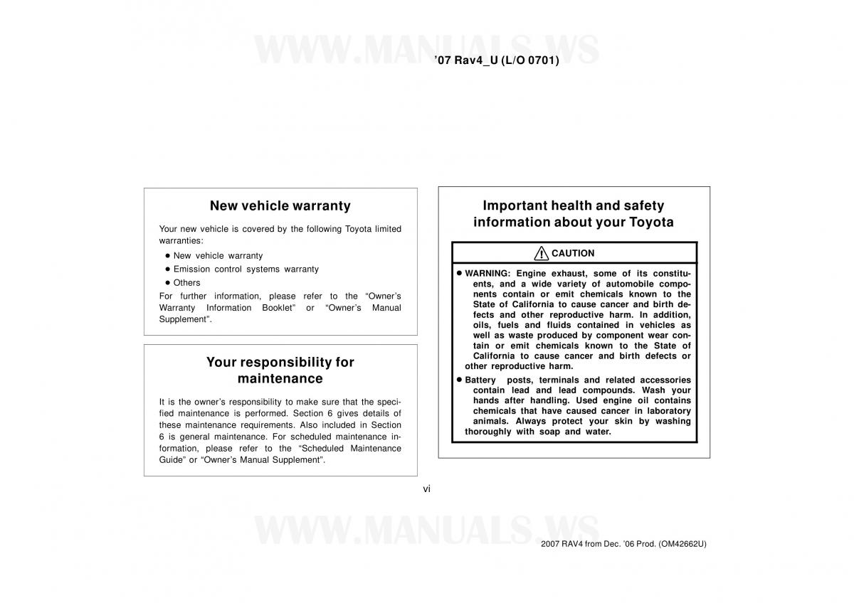 Toyota RAV4 III 3 owners manual / page 450
