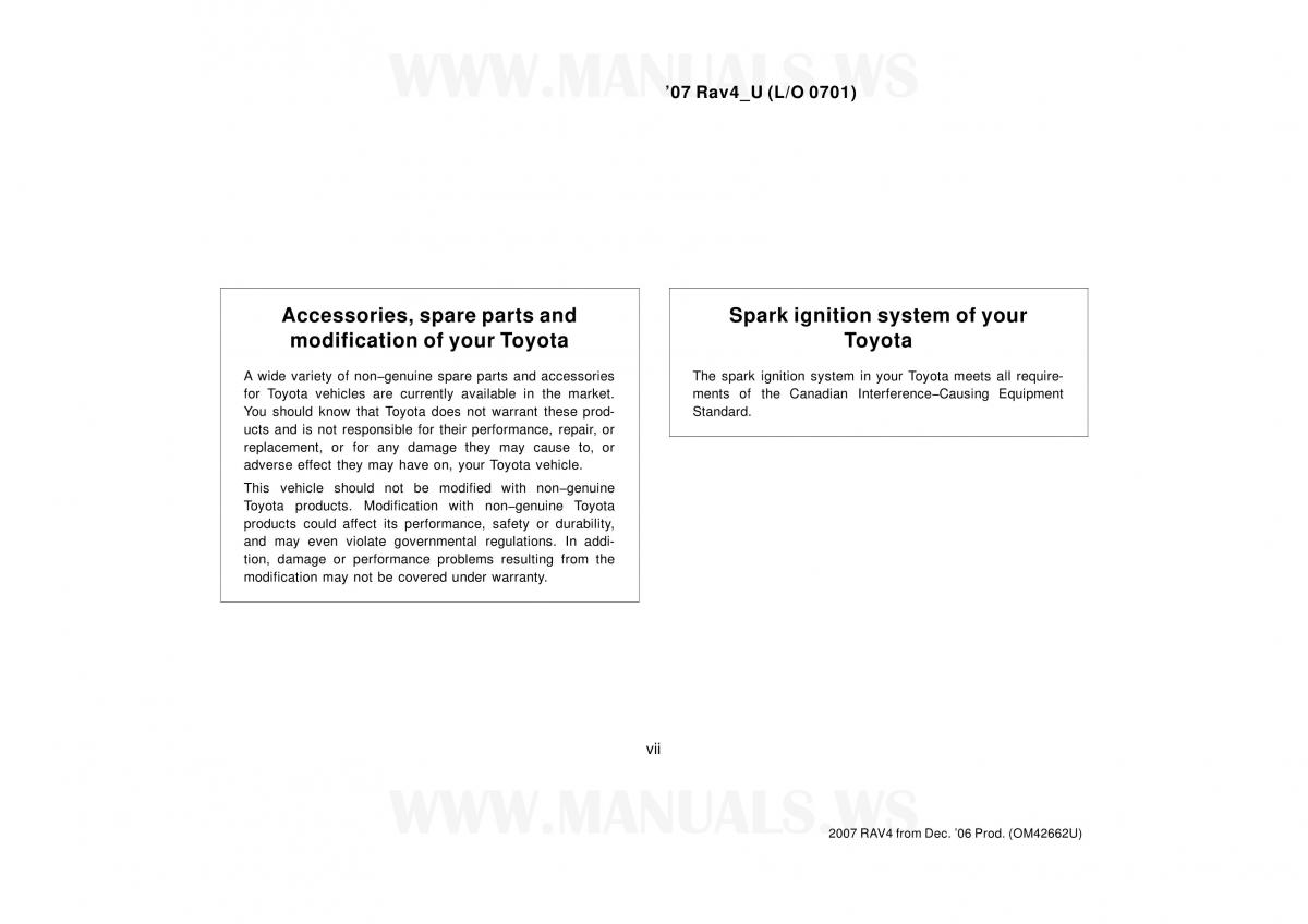 Toyota RAV4 III 3 owners manual / page 451