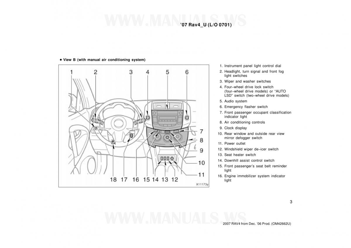 Toyota RAV4 III 3 owners manual / page 3