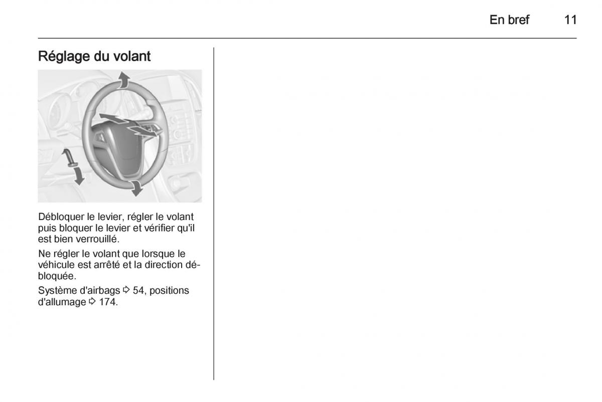 Opel Astra J IV 4 manuel du proprietaire / page 13