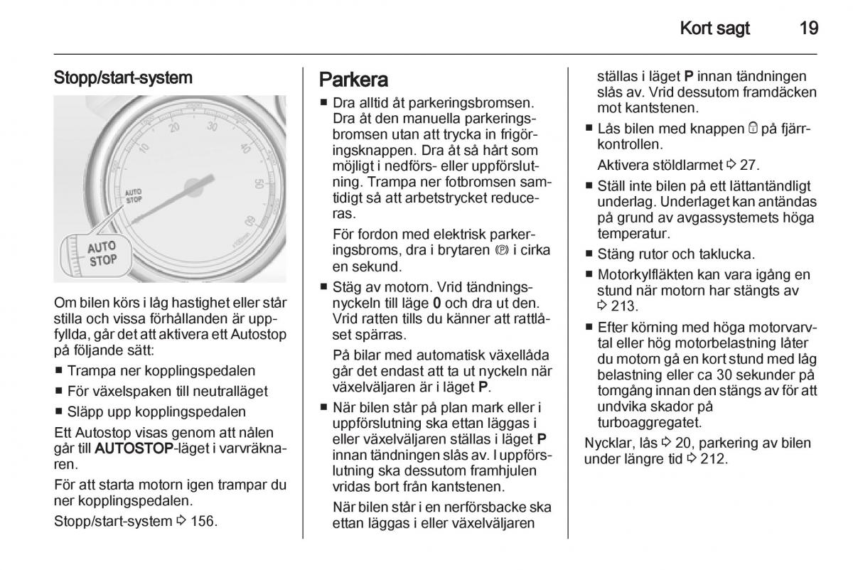 Opel Astra J IV 4 instruktionsbok / page 21