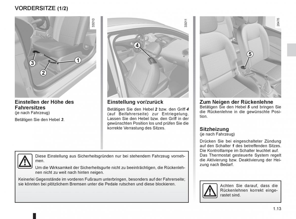 Renault Twingo II 2 Handbuch / page 19
