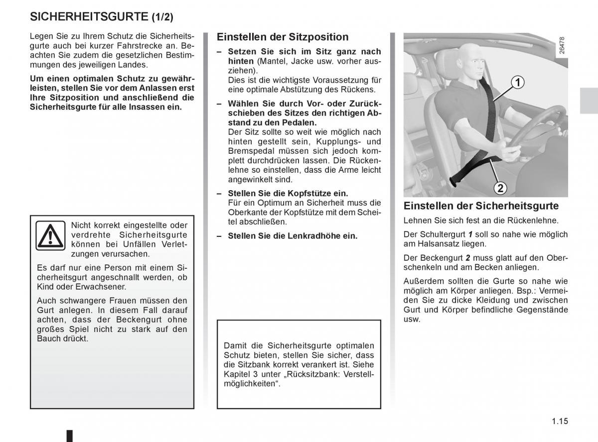Renault Twingo II 2 Handbuch / page 21