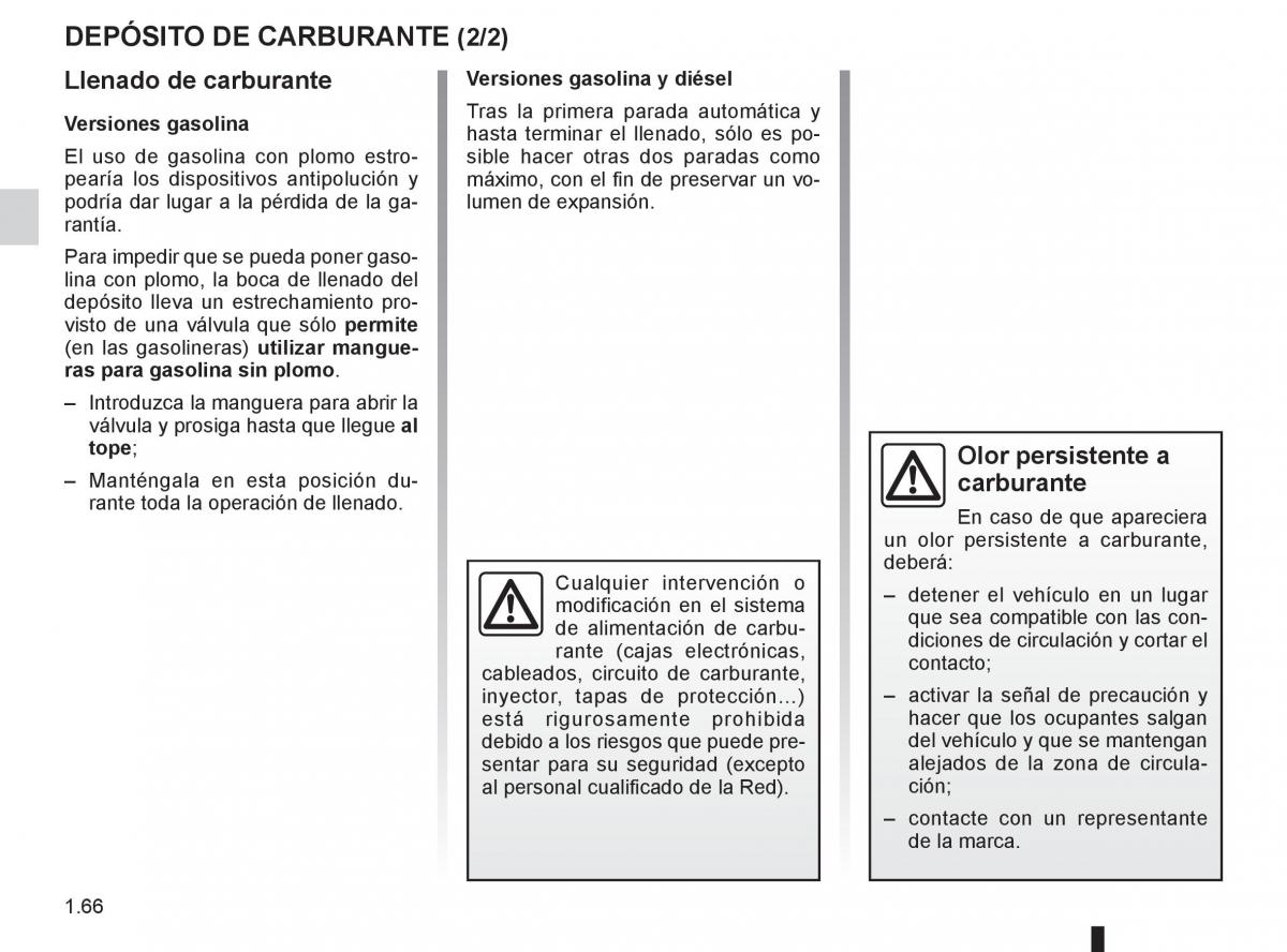 Renault Twingo II 2 manual del propietario / page 72