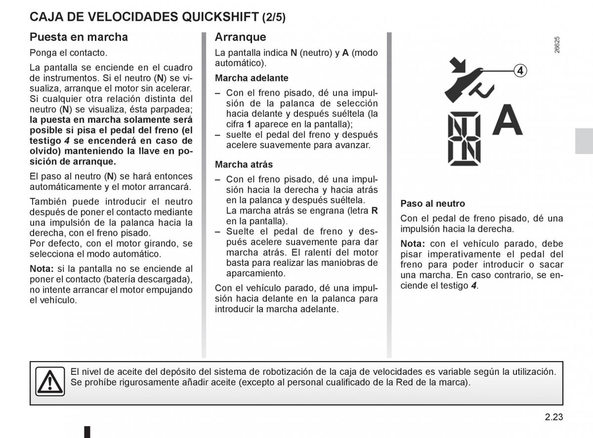 Renault Twingo II 2 manual del propietario / page 95