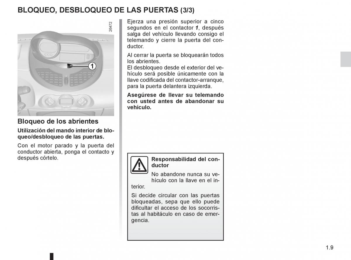 Renault Twingo II 2 manual del propietario / page 15
