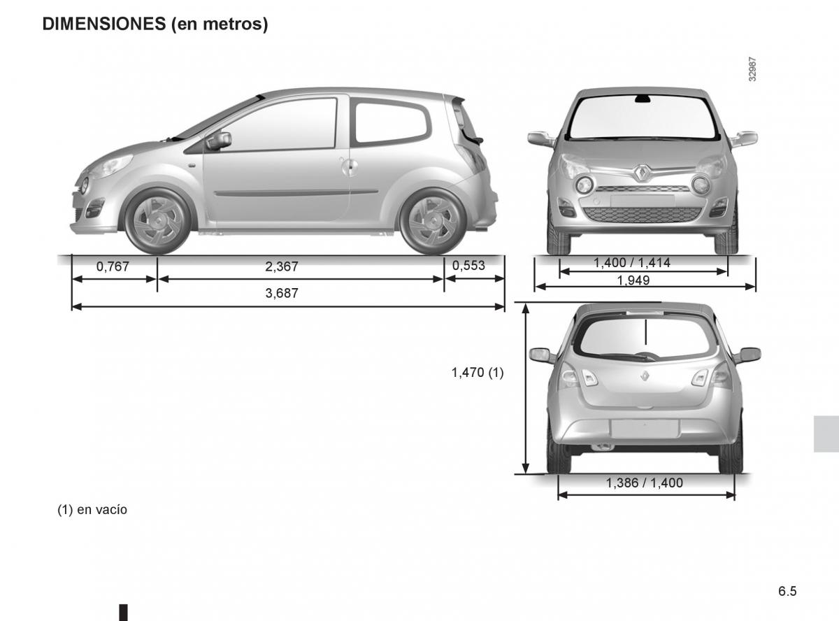 Renault Twingo II 2 manual del propietario / page 199