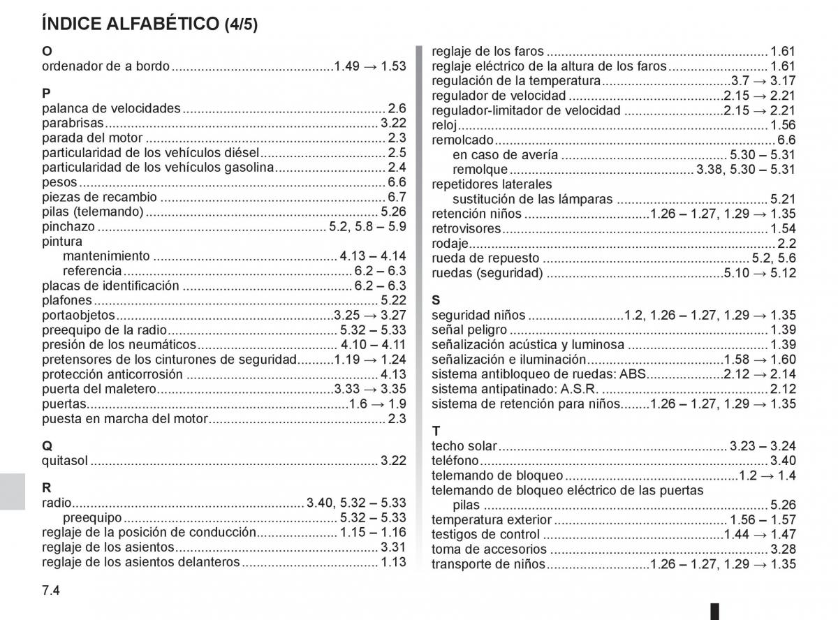 Renault Twingo II 2 manual del propietario / page 216