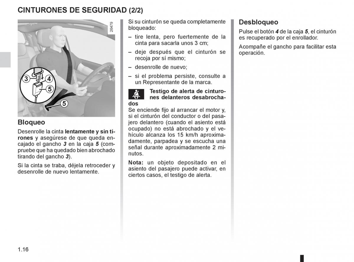 Renault Twingo II 2 manual del propietario / page 22