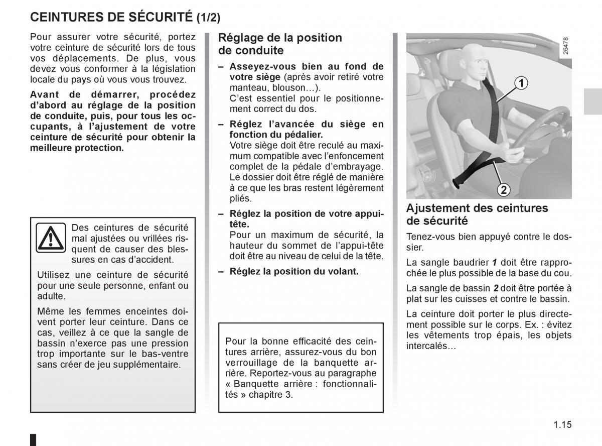 Renault Twingo II 2 manuel du proprietaire / page 21