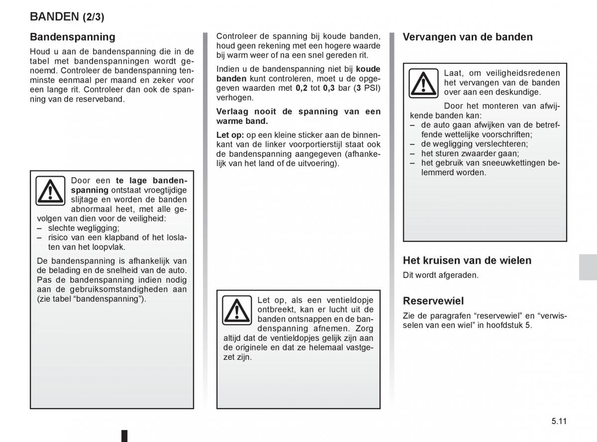 Renault Twingo II 2 handleiding / page 165