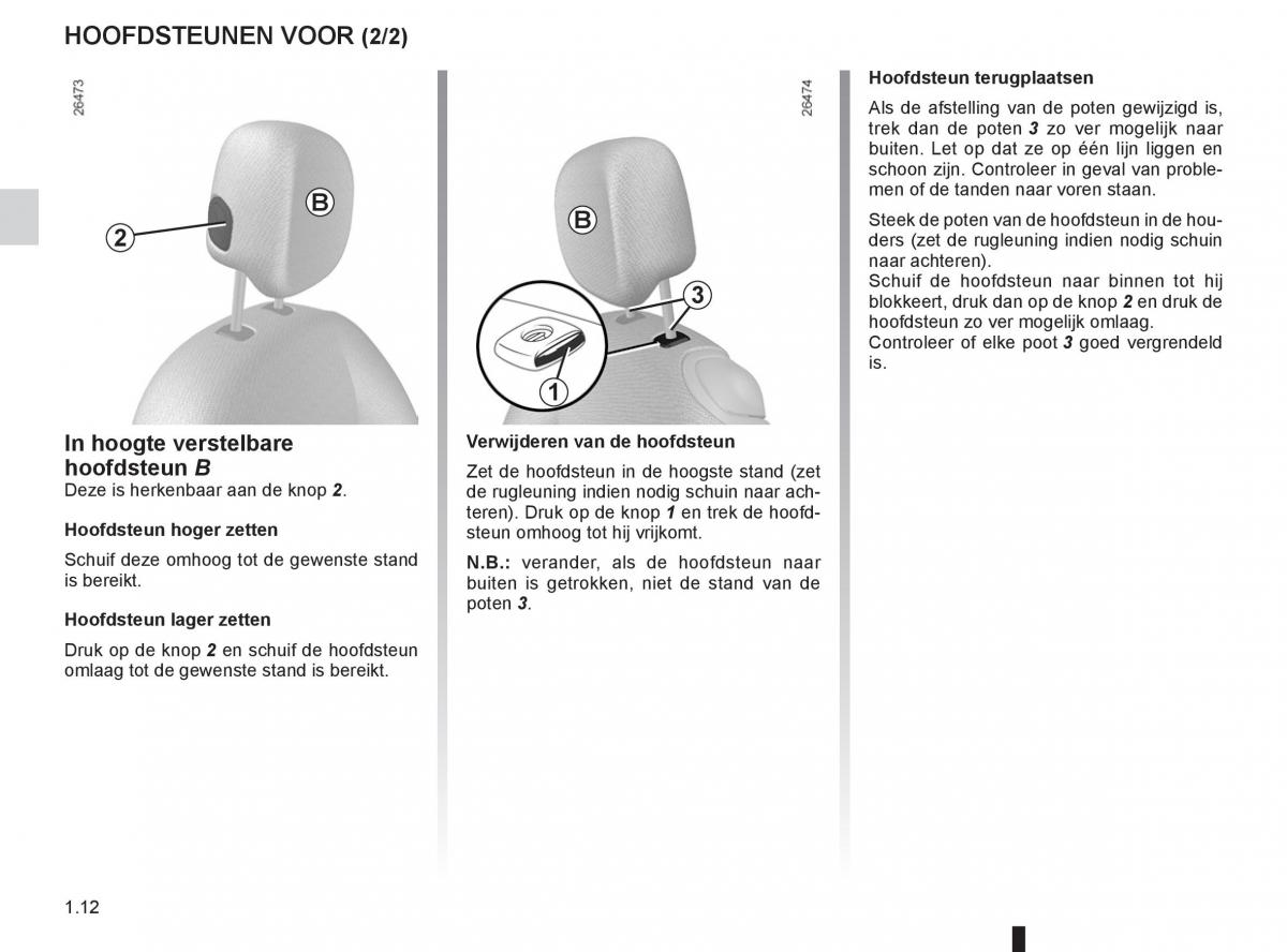 Renault Twingo II 2 handleiding / page 18