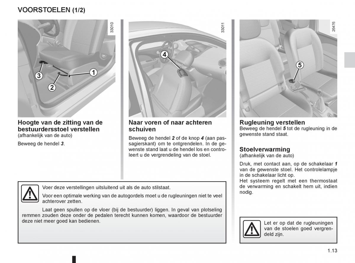 Renault Twingo II 2 handleiding / page 19