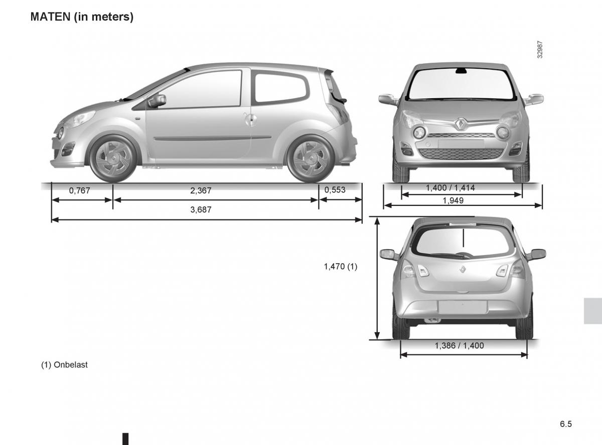 Renault Twingo II 2 handleiding / page 199