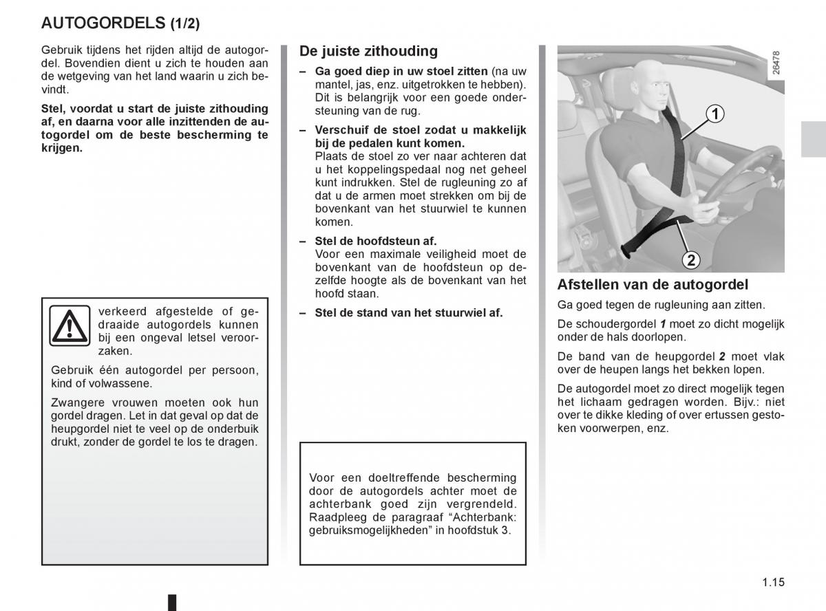 Renault Twingo II 2 handleiding / page 21