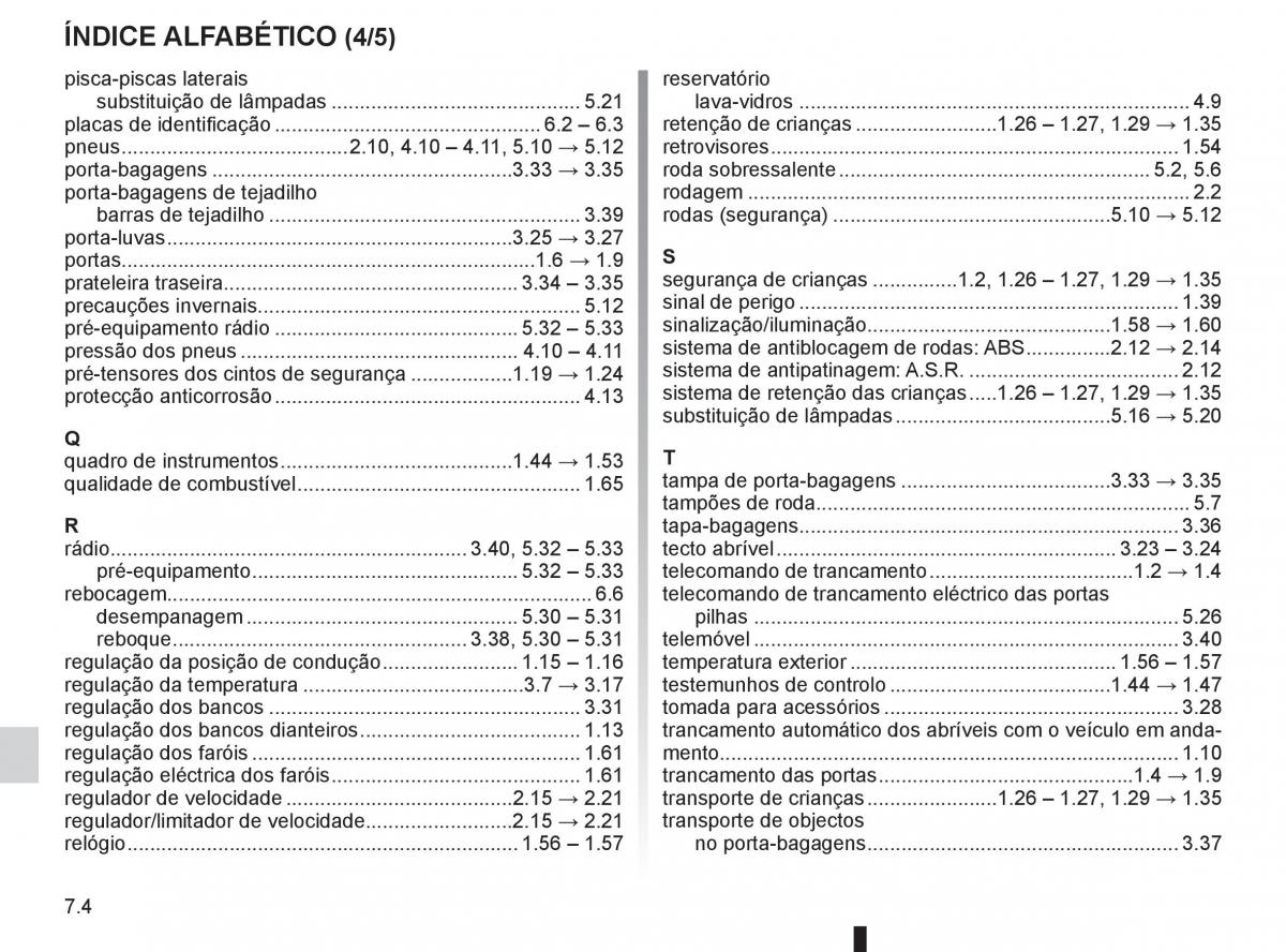 Renault Twingo II 2 manual del propietario / page 216