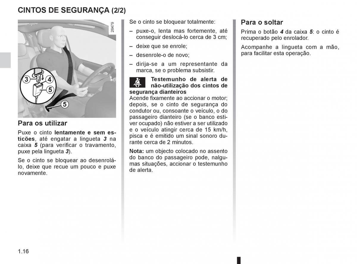 Renault Twingo II 2 manual del propietario / page 22