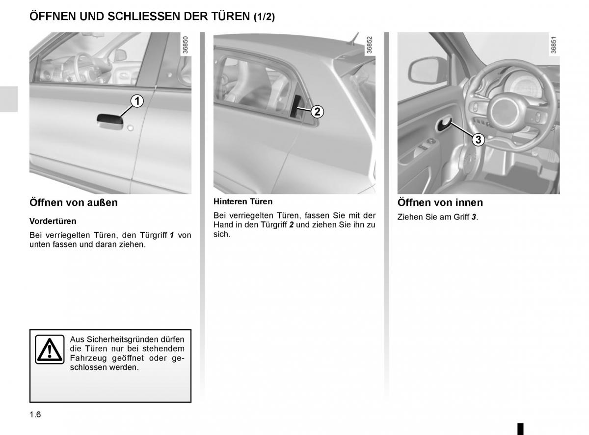 Renault Twingo III 3 Handbuch / page 12