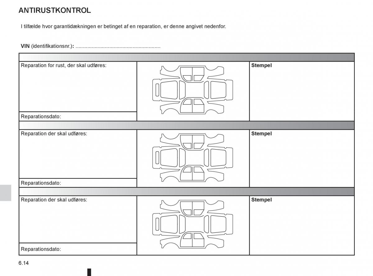Renault Twingo III 3 Bilens instruktionsbog / page 208