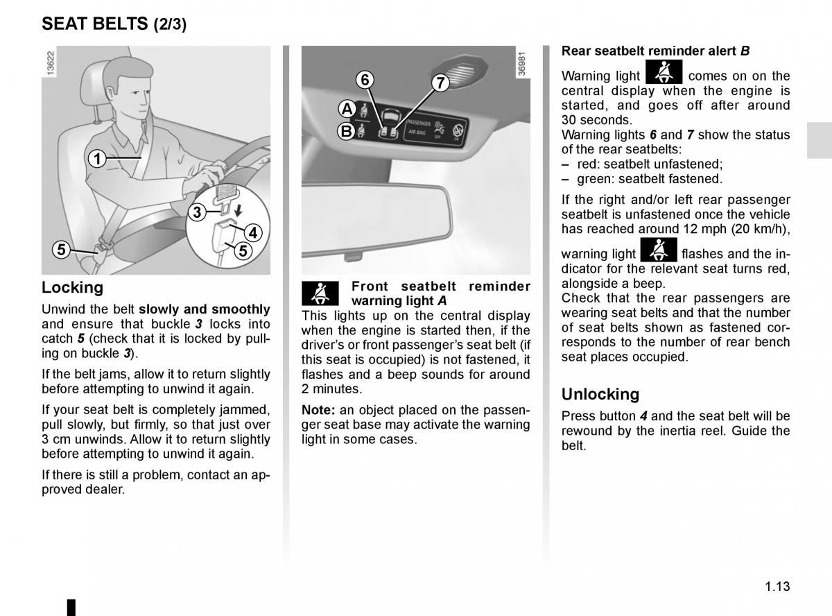 Renault Twingo III 3 owners manual / page 19