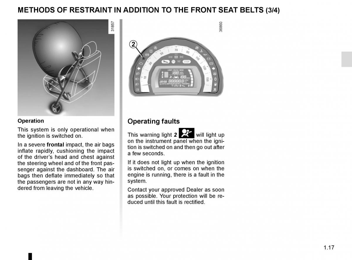 Renault Twingo III 3 owners manual / page 23