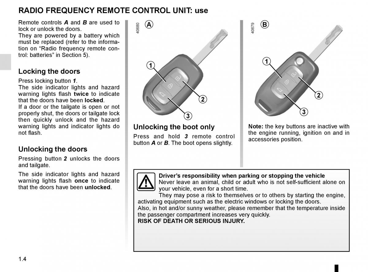 Renault Twingo III 3 owners manual / page 10