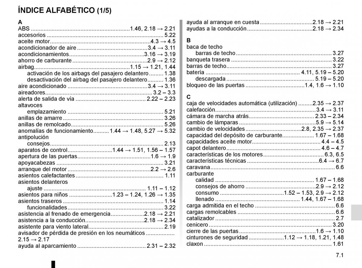 Renault Twingo III 3 manual del propietario / page 209