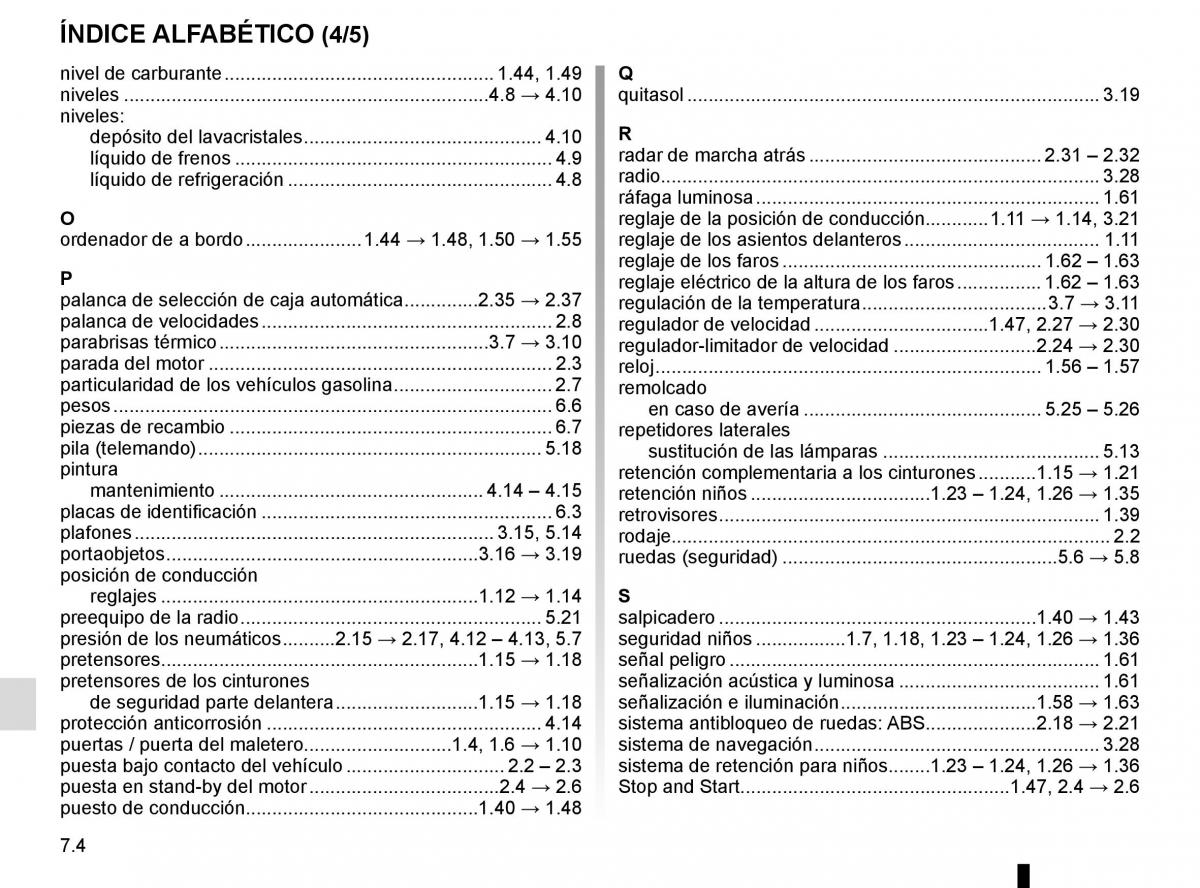 Renault Twingo III 3 manual del propietario / page 212