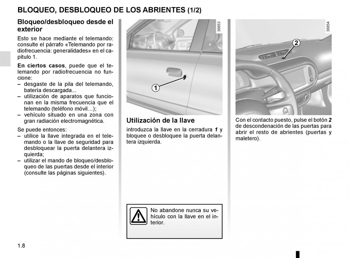 Renault Twingo III 3 manual del propietario / page 14