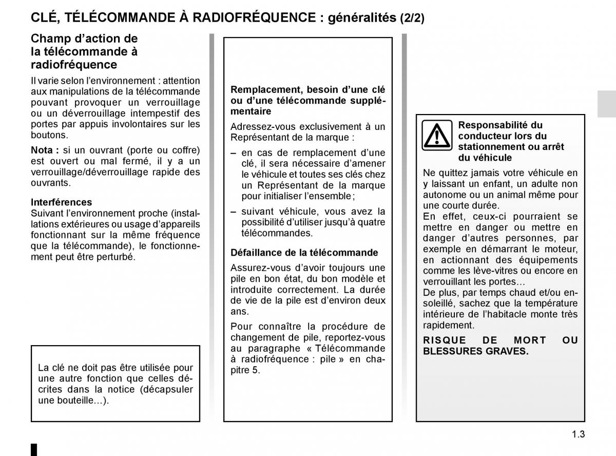 Renault Twingo III 3 manuel du proprietaire / page 9