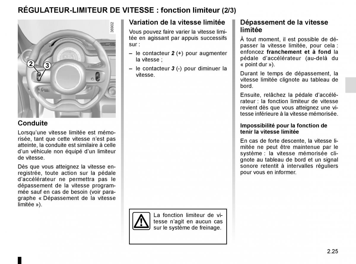 Renault Twingo III 3 manuel du proprietaire / page 99