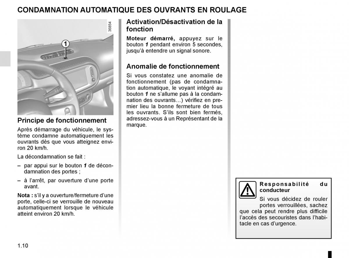 Renault Twingo III 3 manuel du proprietaire / page 16