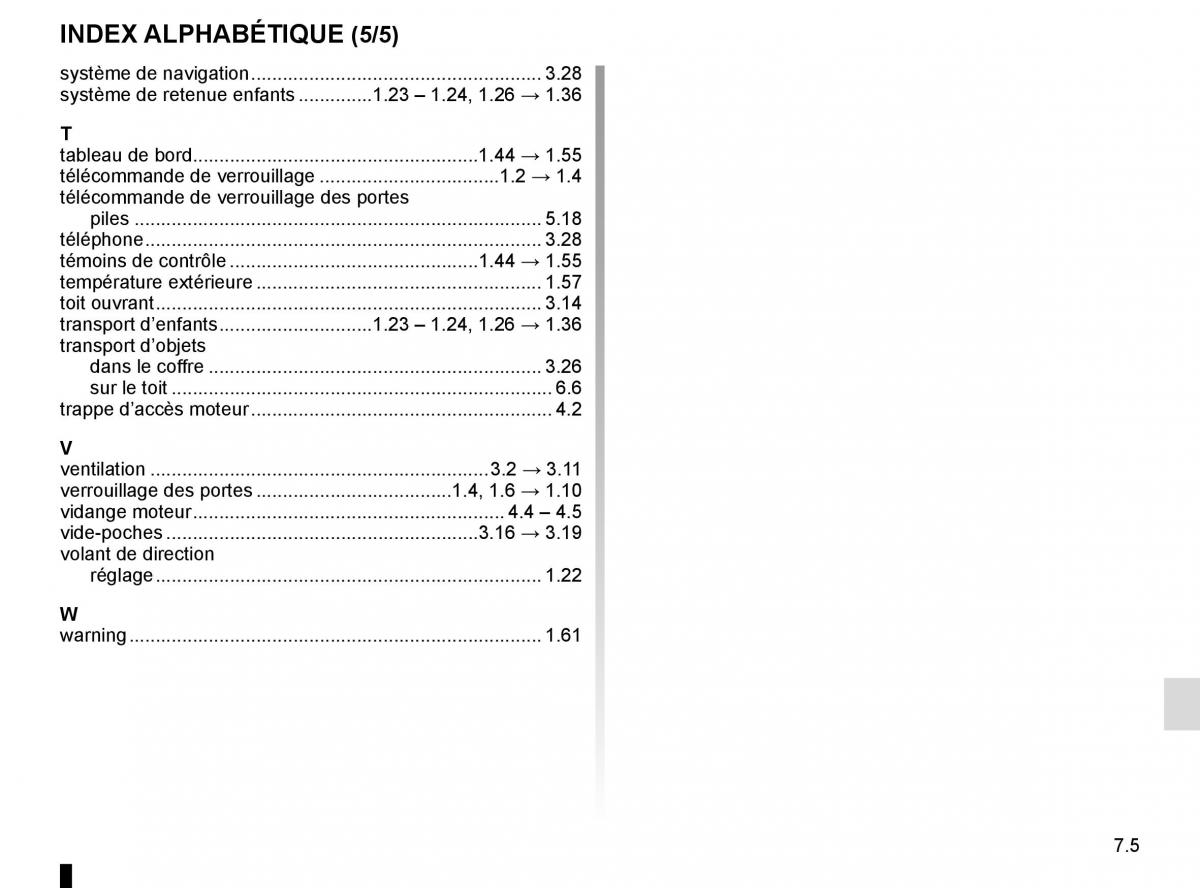 Renault Twingo III 3 manuel du proprietaire / page 213