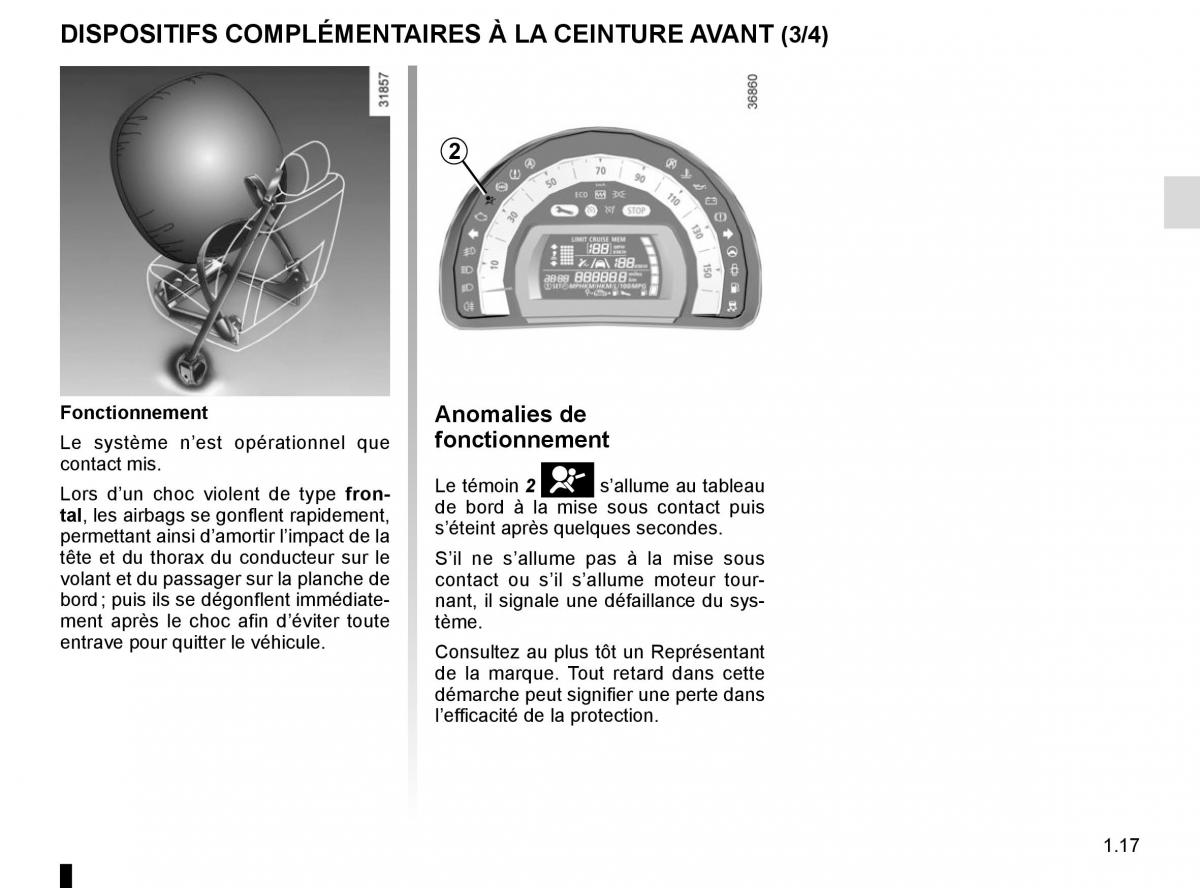 Renault Twingo III 3 manuel du proprietaire / page 23